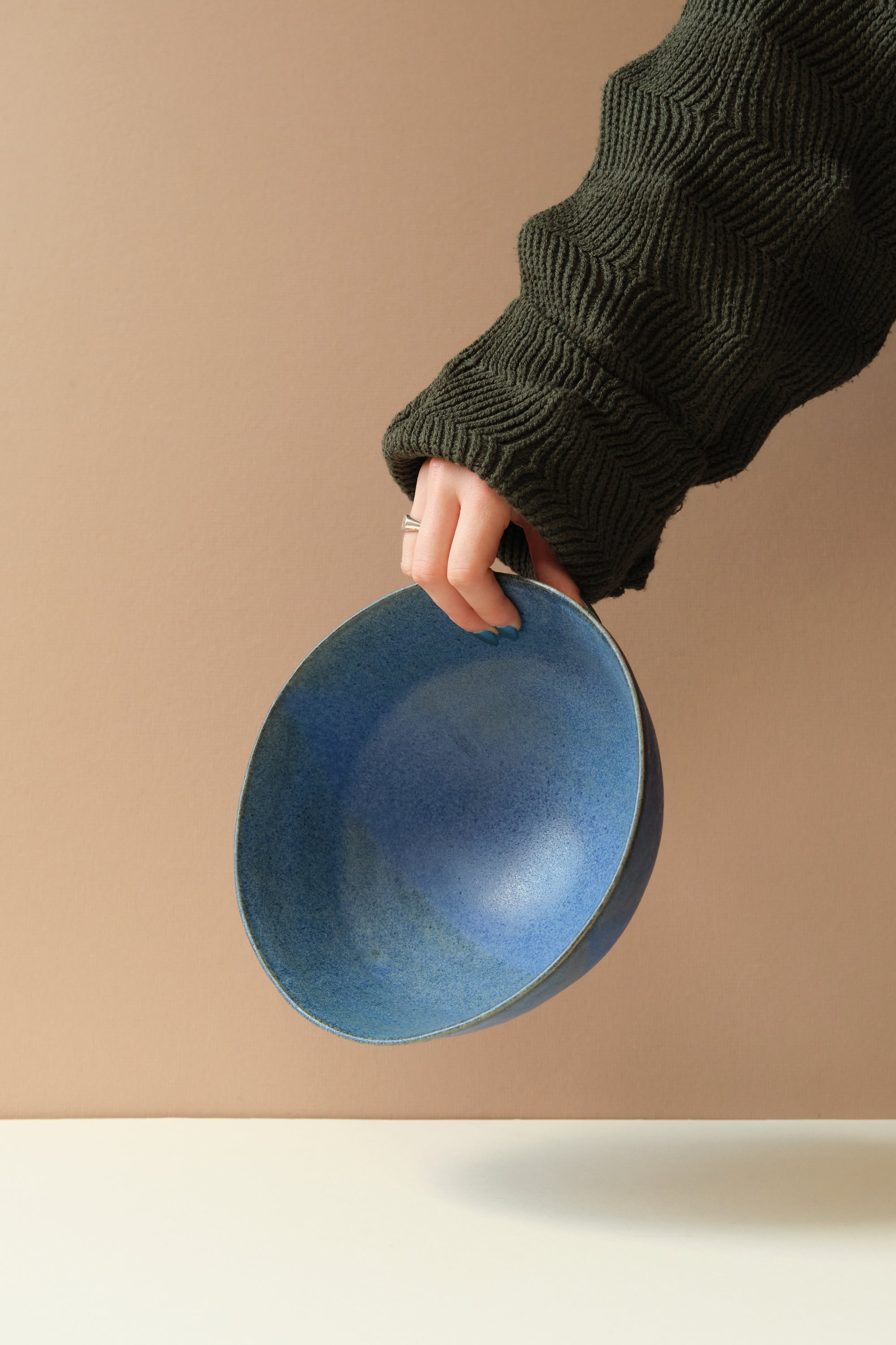 Blue Coiled Bowl