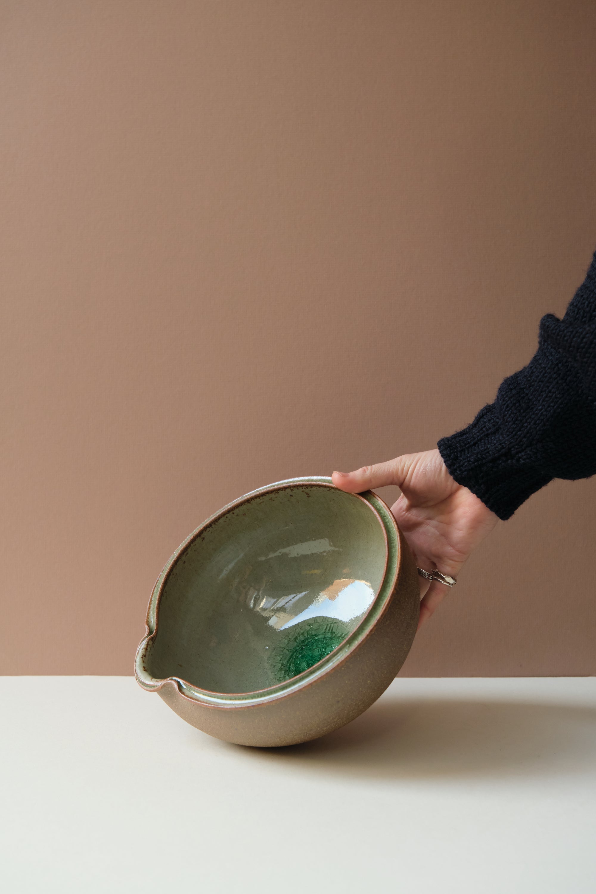 Wood Ash Batter Bowl by TKJ Ceramics