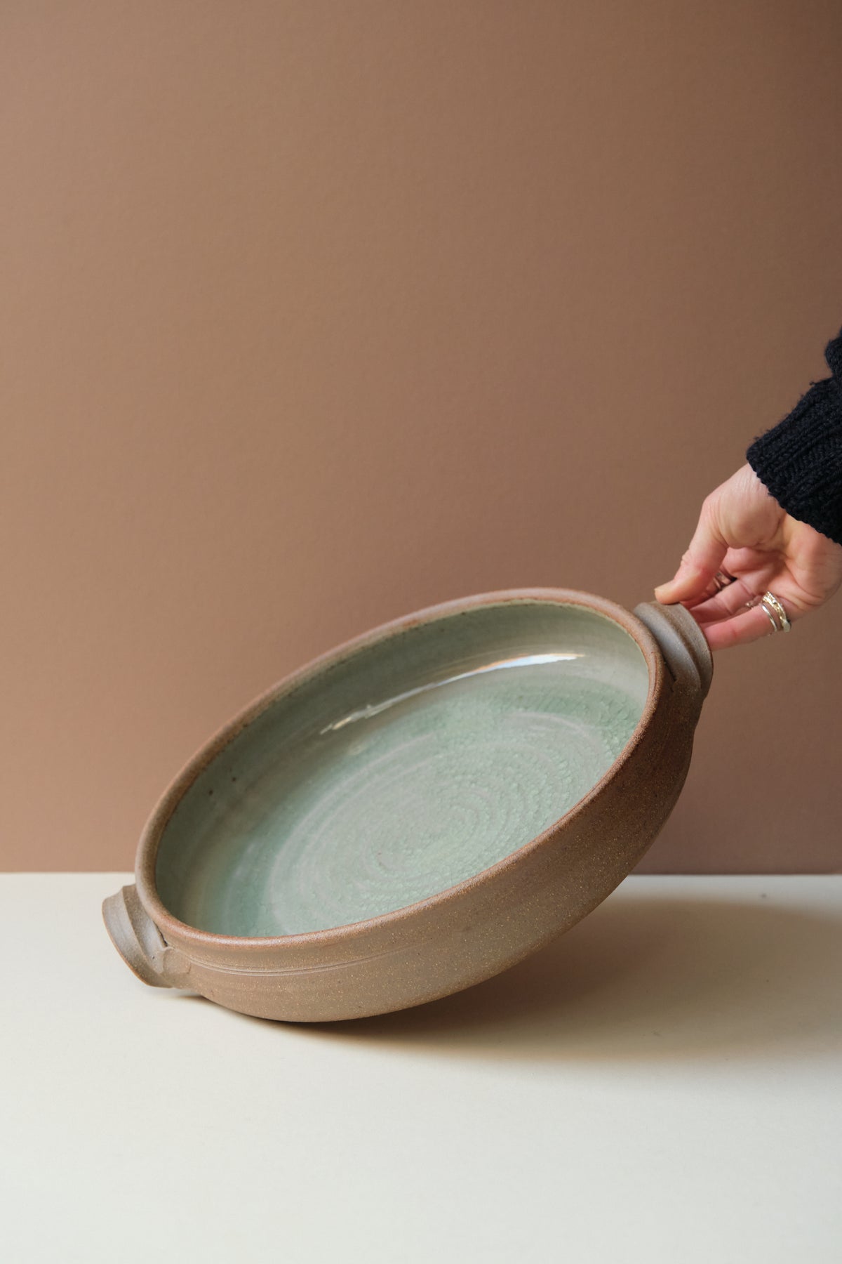 Wood Ash Casserole Dish by TKJ Ceramics