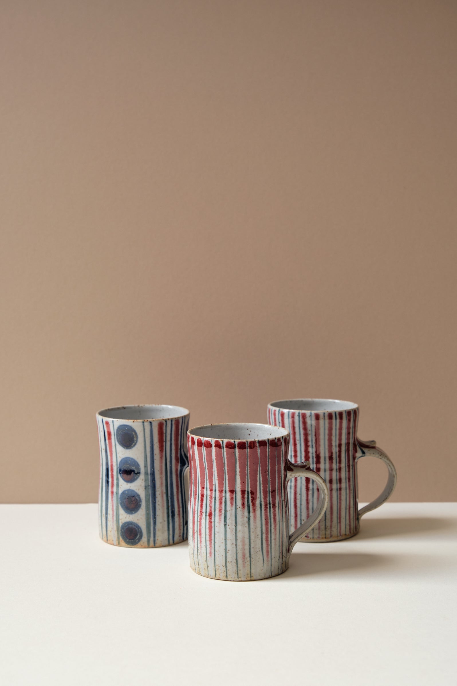 Stripe Painted Mug