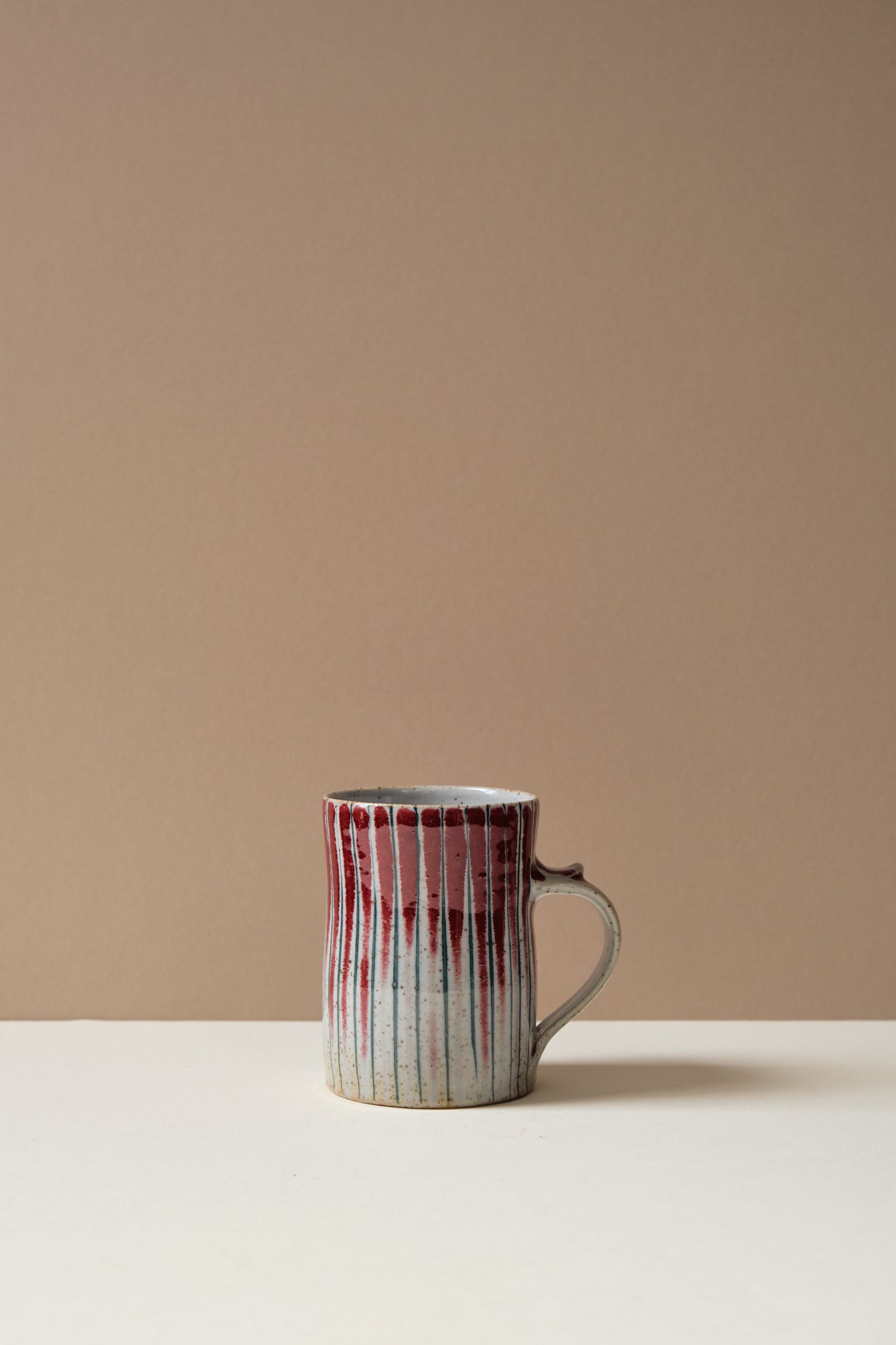 Stripe Painted Mug