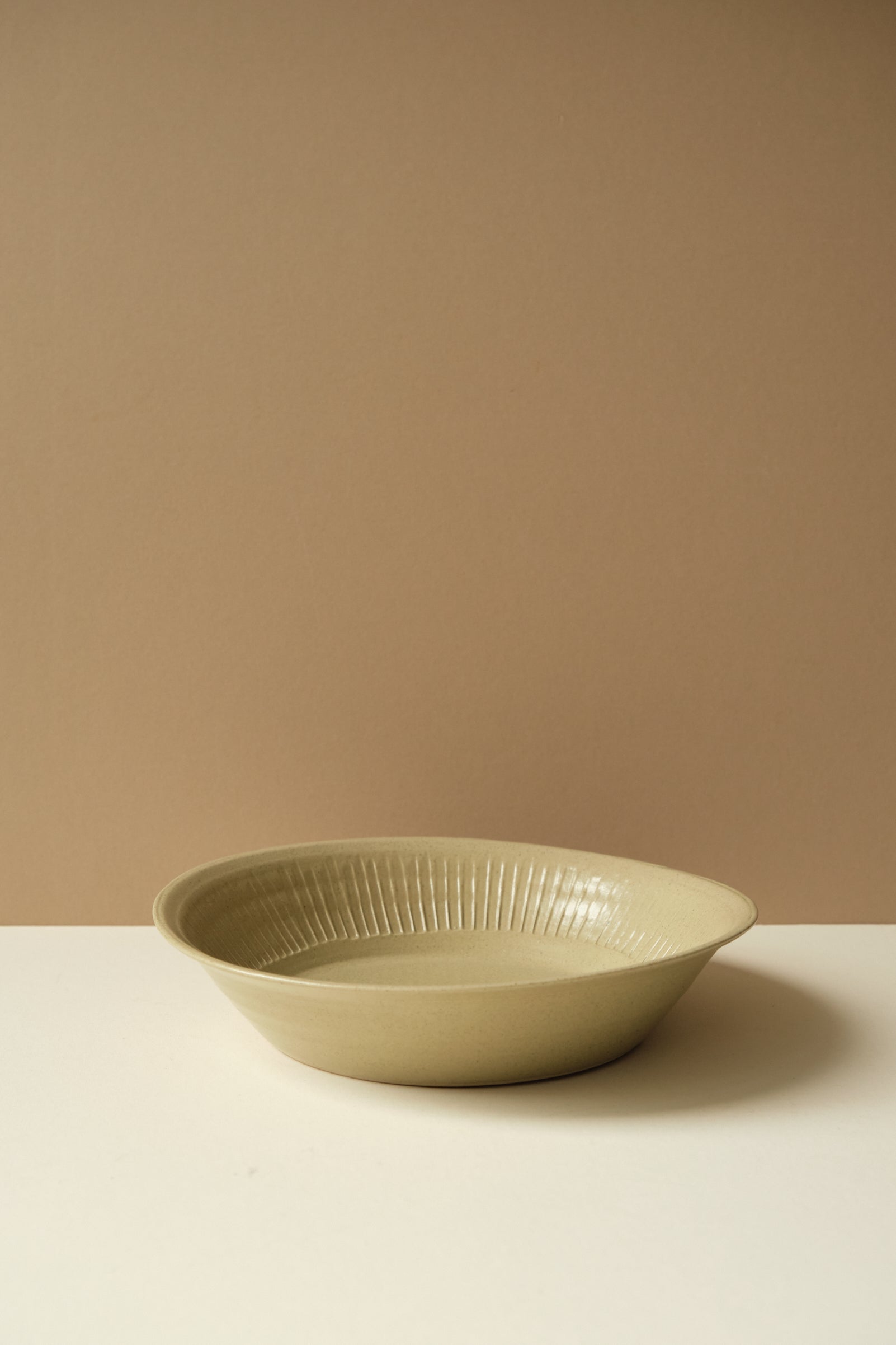 Ridged Serving Dish