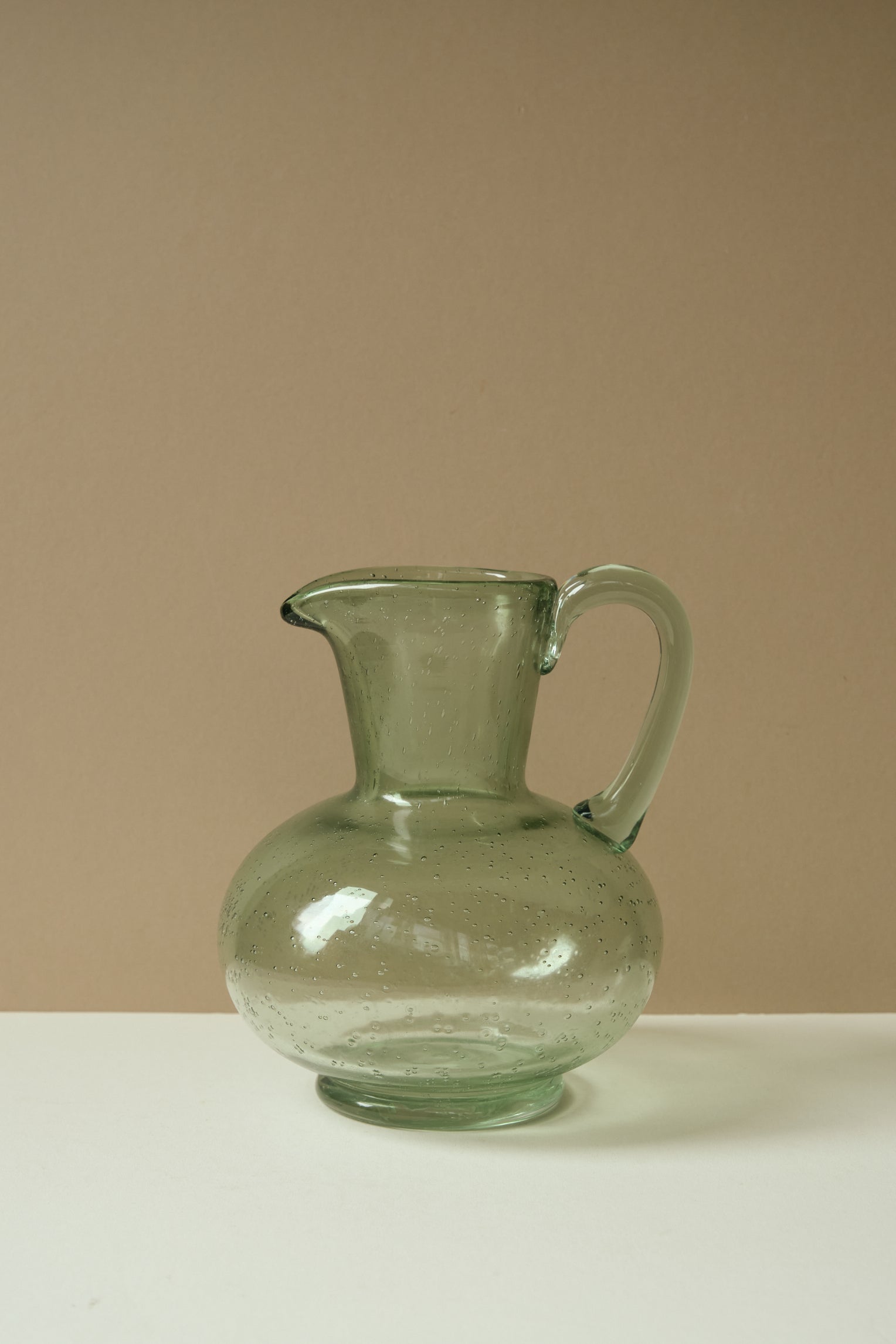 Green Glass Jug