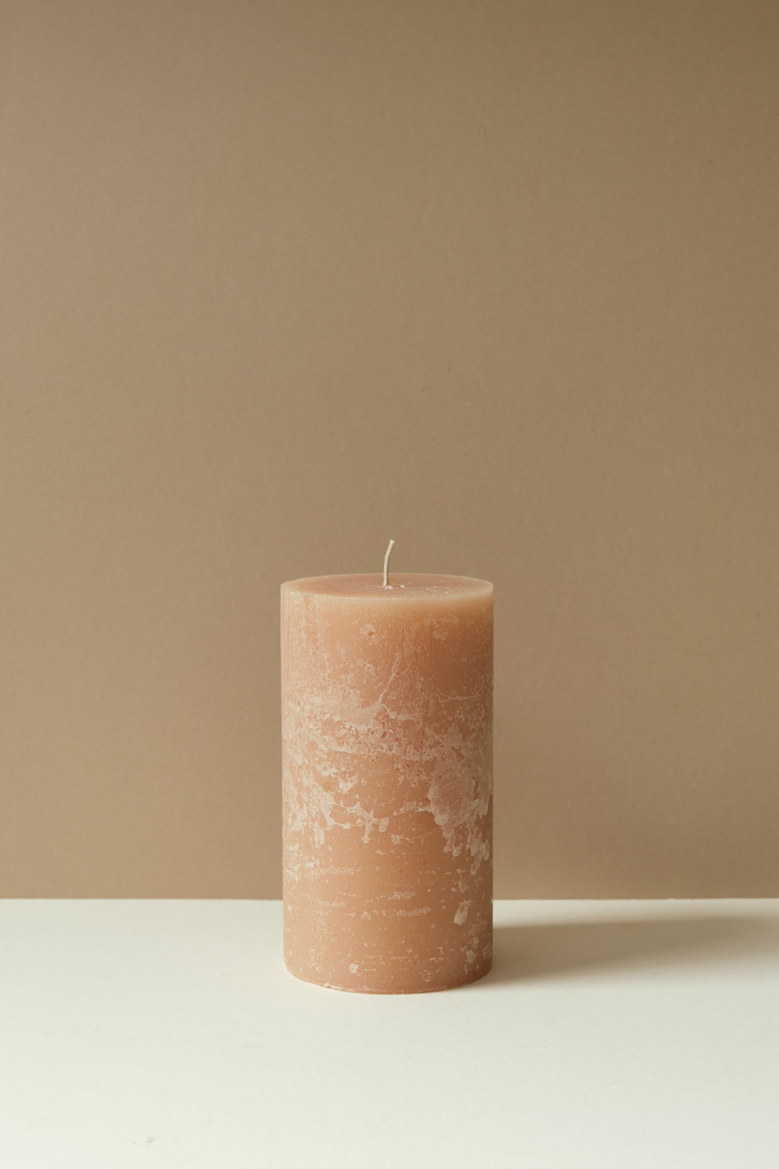 Rustic Pillar Candle