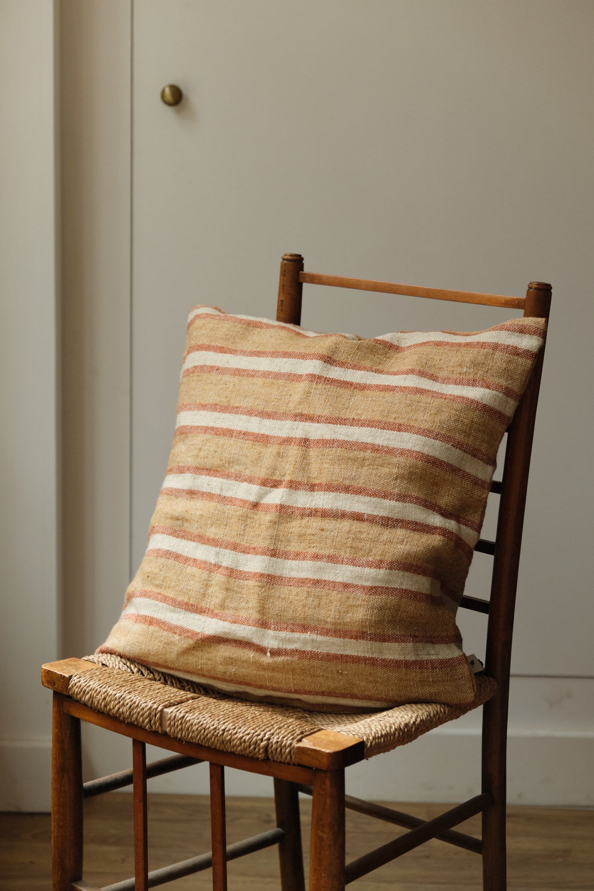 Brown Stripe Cushion