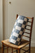 Blue Check Bolster Cushion