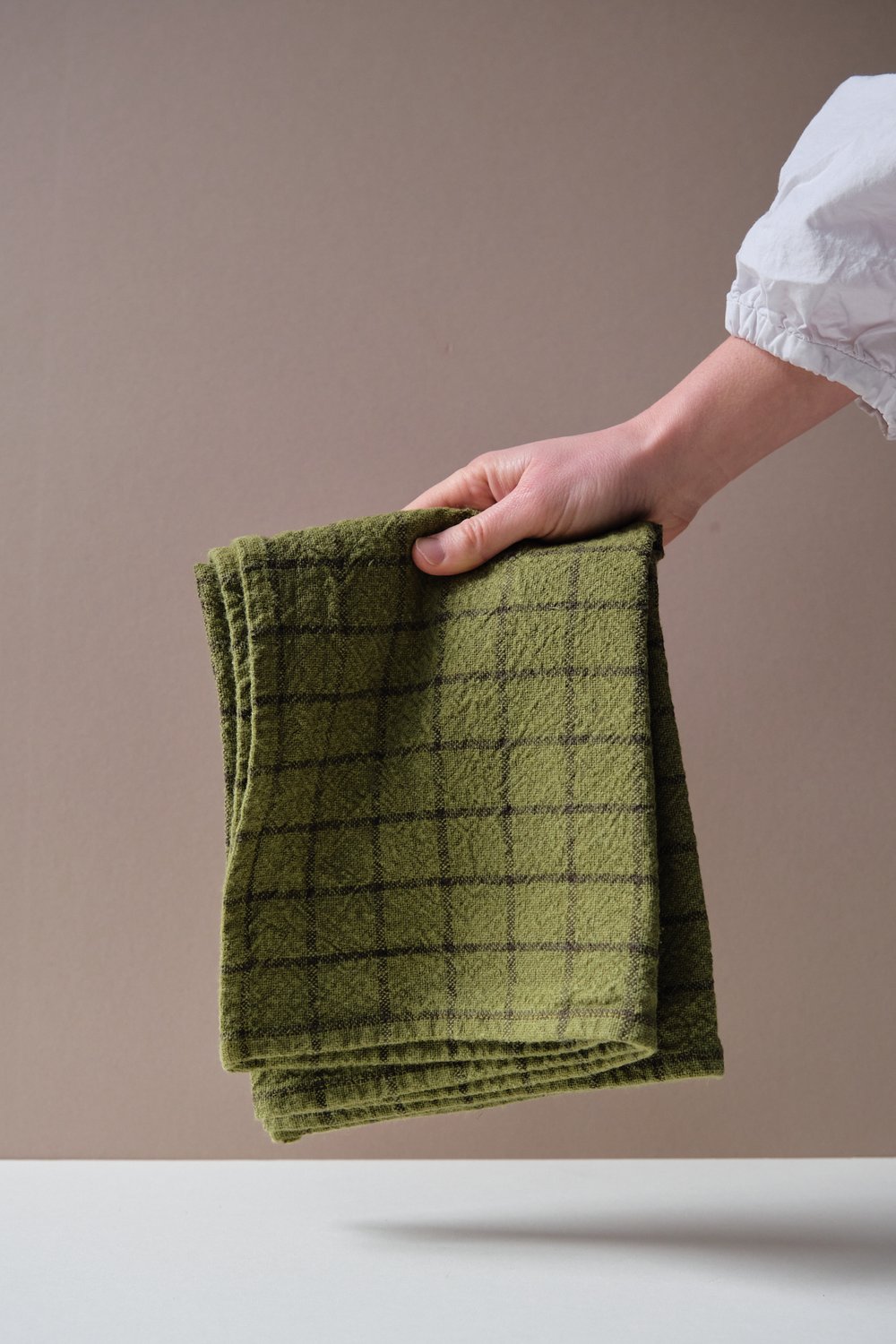 Checked Cotton Tea Towel