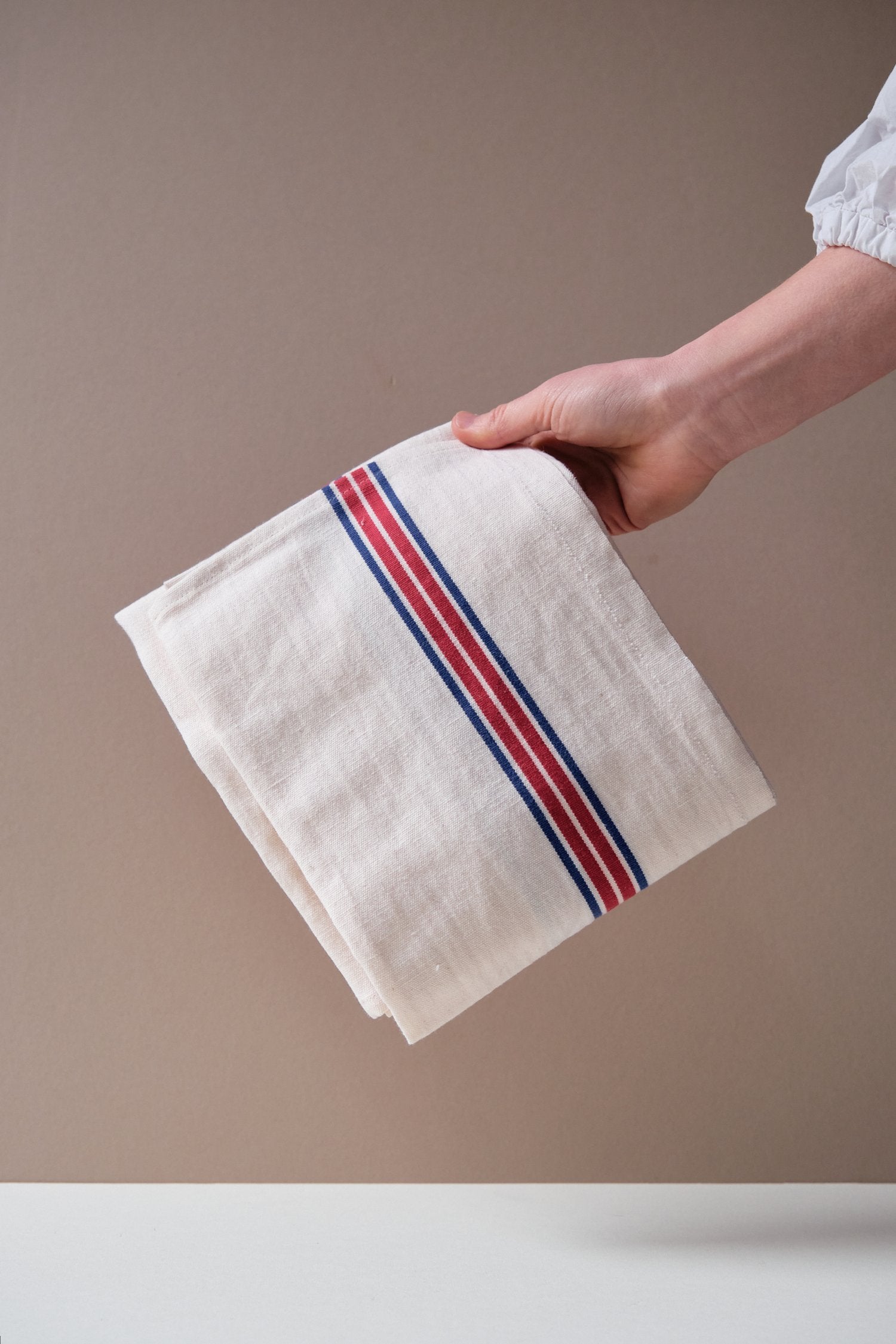 Thick Linen Stripe Tea Towel