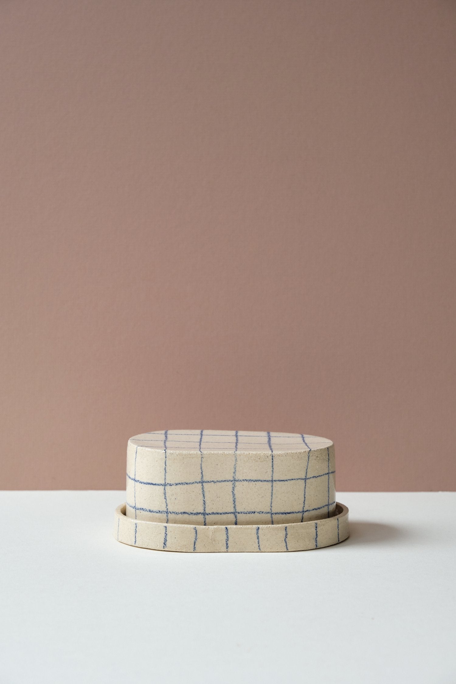 Thin Grid Butter Dish