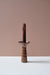 Tall Brown Funnel Candlestick