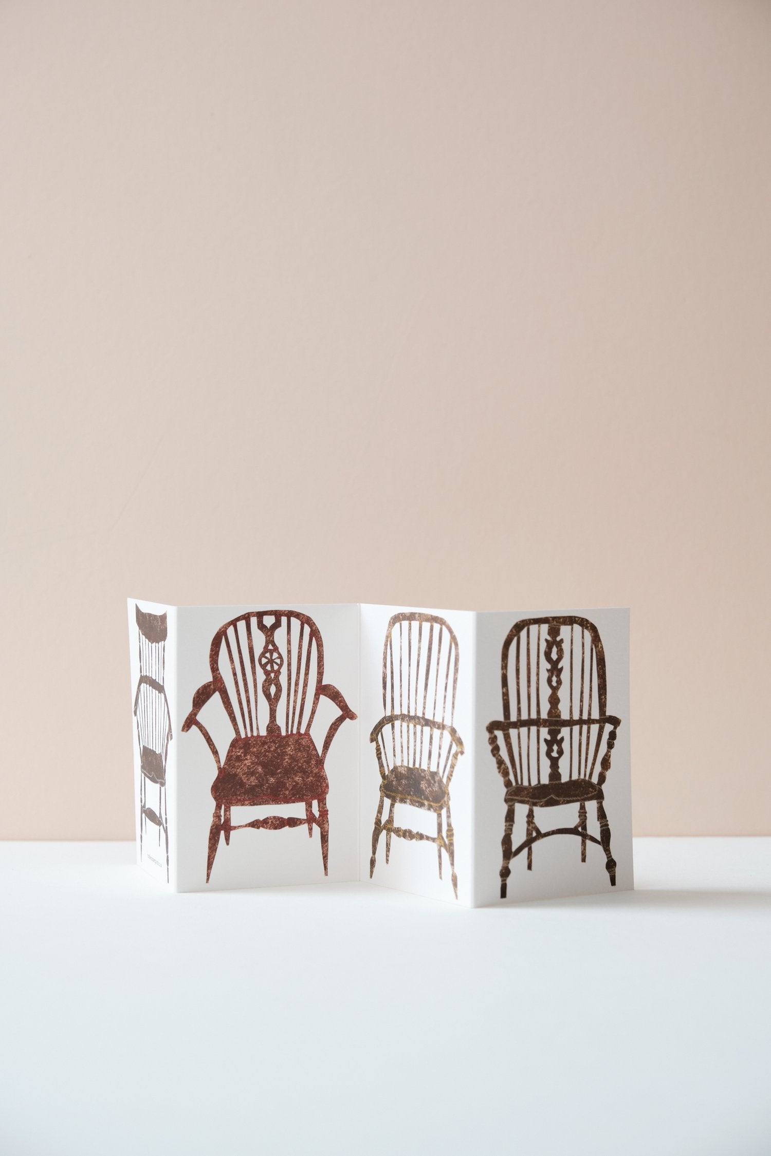 Chairs Greetings Card by Hadley Paper Goods