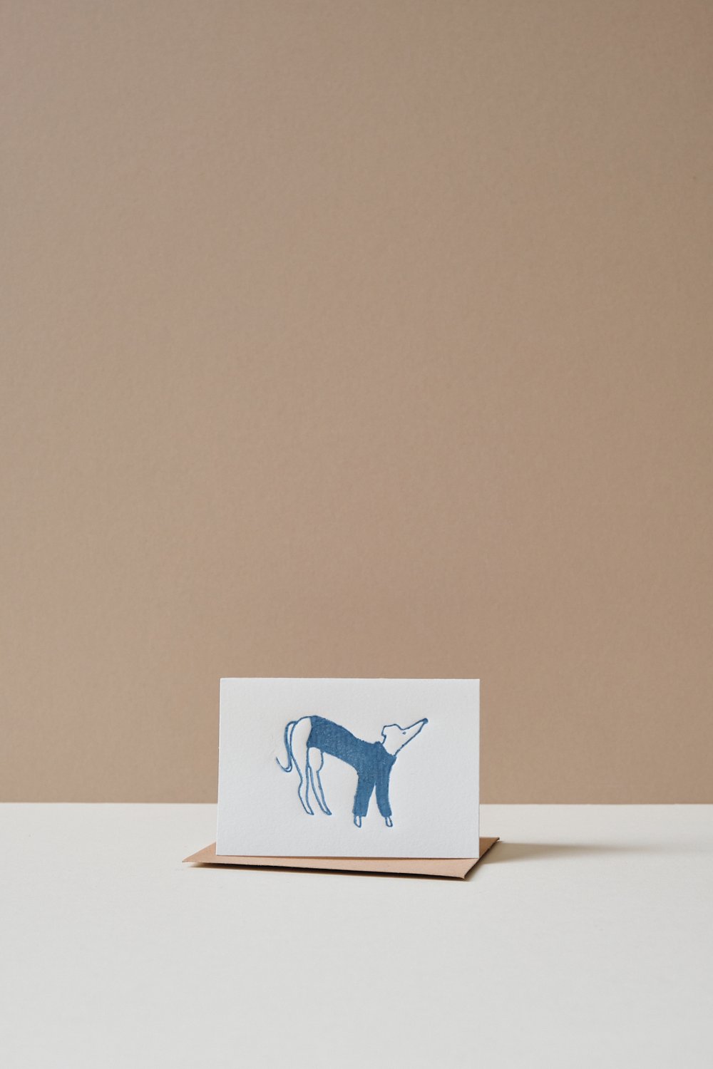 Embossed Dog Card by Megan Fatharly