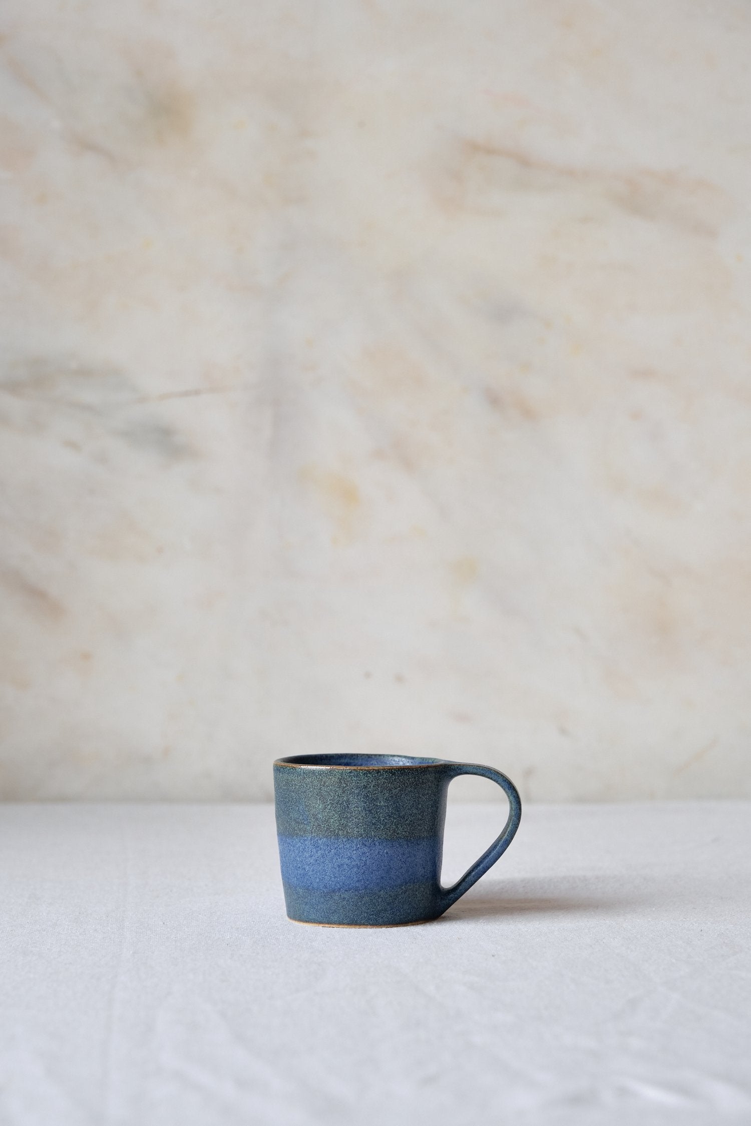 Blue Coiled Espresso Cup