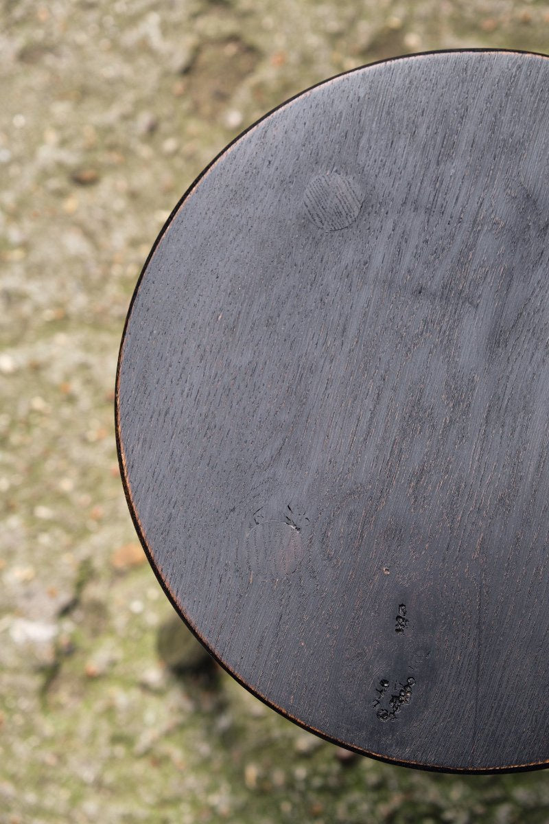 Ebonised Oak Stool